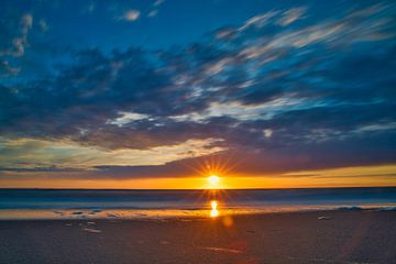Sunset Katwijk aan Zee by Wim van Beelen