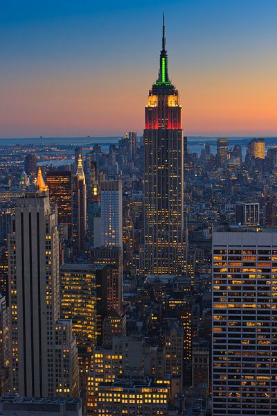 Empire State Building in New York City von Henk Meijer Photography