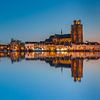 Dordrecht in the blue hour van Ilya Korzelius