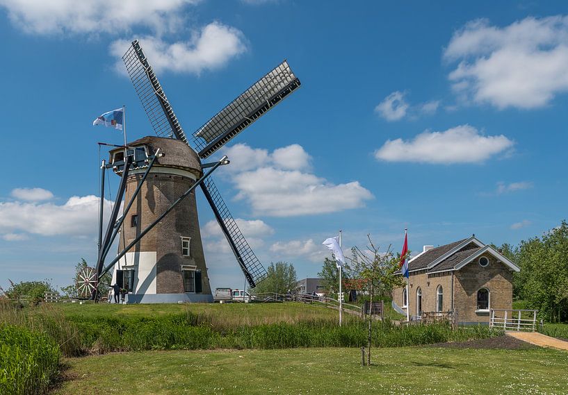 Windmill by Rinus Lasschuyt Fotografie