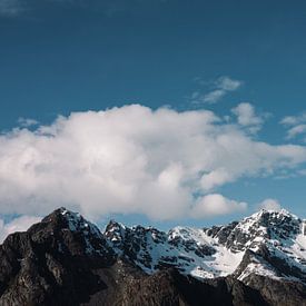 Berggipfel auf den Lofoten, Norwegen von Jelle Dobma