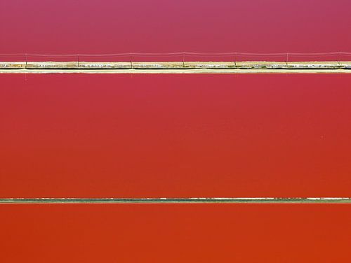 Salzverdunstungsbecken in der South San Francisco Bay