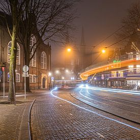 Amsterdam in de Mist – Avondrit over het Spui van Jeroen de Jongh Fotografie