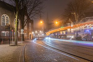 Amsterdam im Nebel - Abendfahrt entlang der Spui