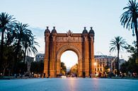 Arc de Triomf, Barcelona van Djuli Bravenboer thumbnail