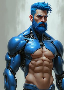 robotic beraded man by Ern Setiawan