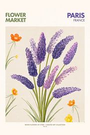 Flower Market - Paris von Emel Tunaboylu by The Artcircle