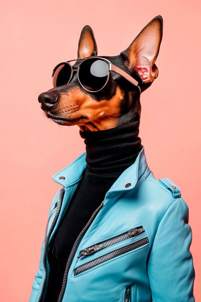 German Pinscher by Poster Art Shop
