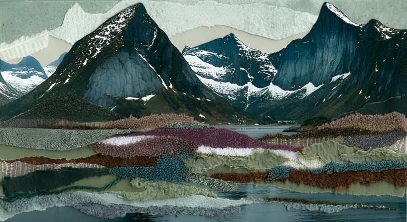 Lofoten Fjord in winter by Nick Wendt