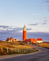 Texel Lighthouse (Eierland) just after sunrise