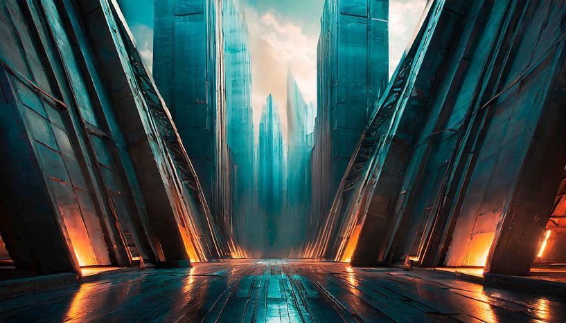 Future buildings and roads by Mustafa Kurnaz