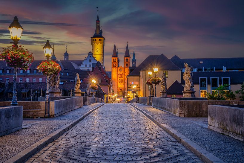 Alte Mainbrücke Würzburg by Dennis Donders