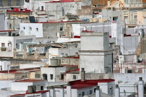 CÁDIZ Stadsgezicht - tejados de cádiz