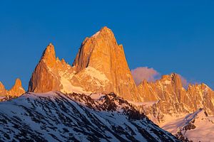 Der Cerro Fitzroy bei Sonnenaufgang