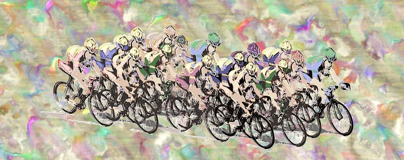 Radfahrerpeloton von ! Grobie