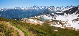 Wanderweg Schlappoldsee, am Fellhorn, Allgäuer Alpen von SusaZoom