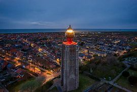Vuurtoren 'T Hoge Licht Westkapelle van MSP Canvas