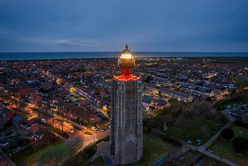 Vuurtoren 'T Hoge Licht Westkapelle van MSP Canvas