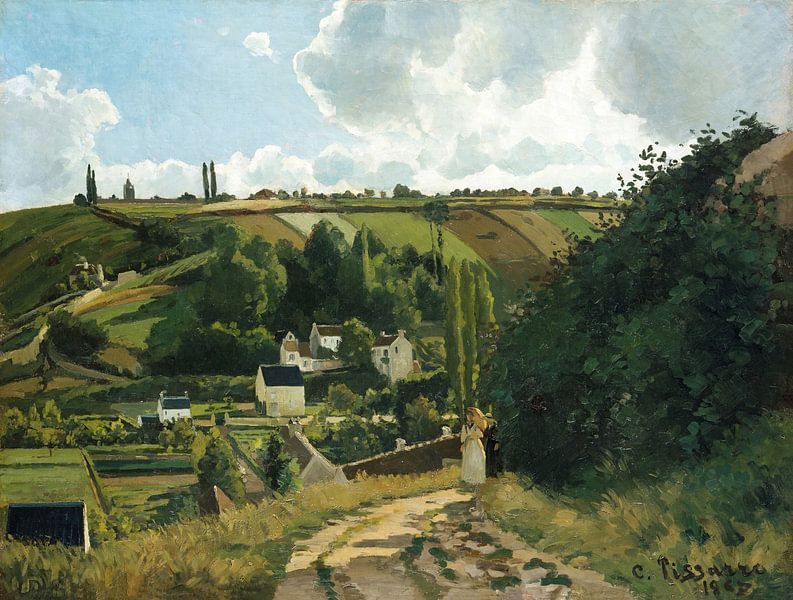 Jalais Hill, Pontoise, Camille Pissarro by Masterful Masters