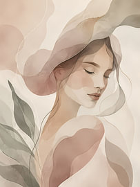 In Blush gemalt von Chromapetal