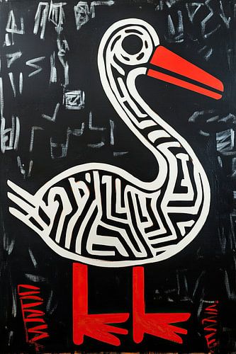 Oiseau blanc sur La collection ARTEO