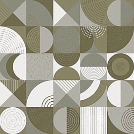 Abstract retro shapes by FRESH Fine Art