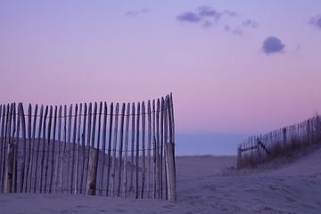 Fence at beach  by LHJB Photography