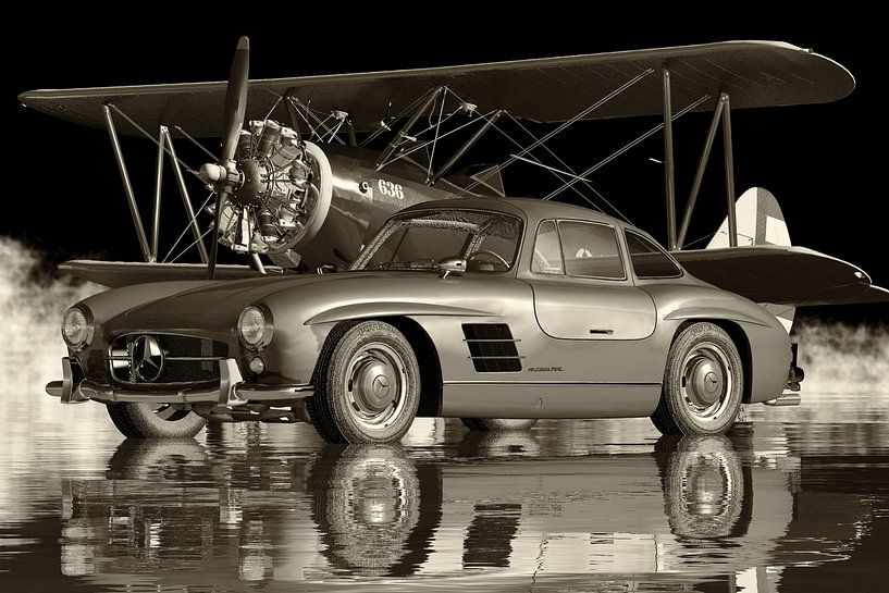Mercedes 300SL Gullwing de 1964 - L'ultime... par Jan Keteleer