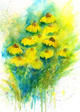 Black eyed susans van Karen Kaspar