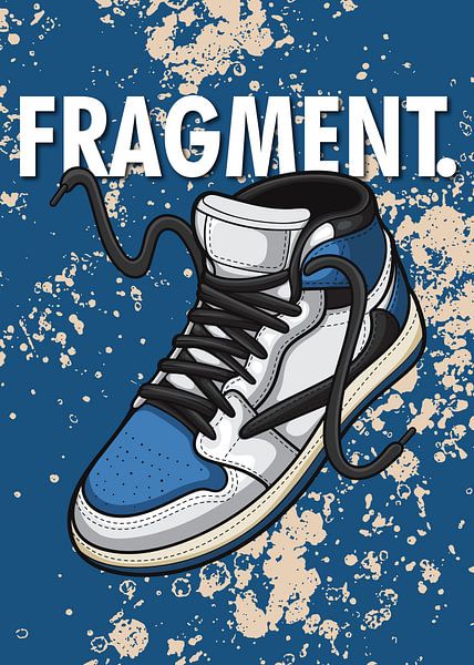 Travis Scott/Fragment x Air Jordan 1 Poster - A Fragment of Your Imagi
