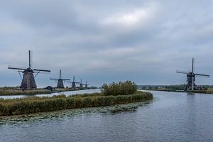 Molens in Kinderdijk van Norbert Versteeg