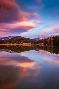 Abenddämmerung am Geroldsee