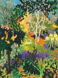 Church garden by Marjet Visscher