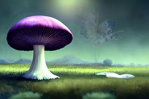 Pink Mushroom Fantasy