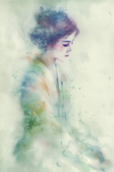 Aquarellporträt, Folie Nr. 4 von Studio BB