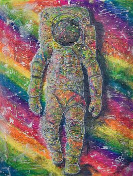 Astronaut in the Universe of Colours