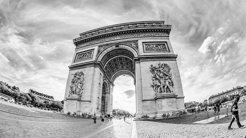 Arc de Triomphe in Parijs van Günter Albers