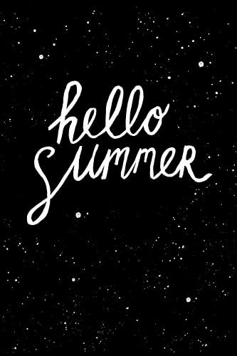 Zomer quote zwart-wit