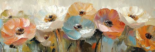 Bloemenschilderij | Kleurrijke Bloemen