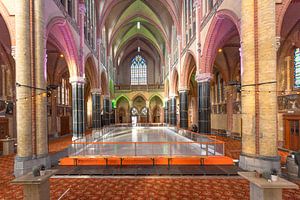 Skating rink in a church von Rinus Lasschuyt Fotografie