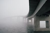 De Zaligebrug Nijmegen in de mist
