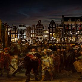 Nachtwache von Rembrandt van Rijn in Amsterdam von Foto Amsterdam/ Peter Bartelings
