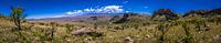 Panorama foto van het Drakensbergen gebergte in Lotheni Zuid-Afrika van Björn Jeurgens thumbnail