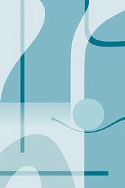 Mid-Century Modern - Lichtheid | turkoois