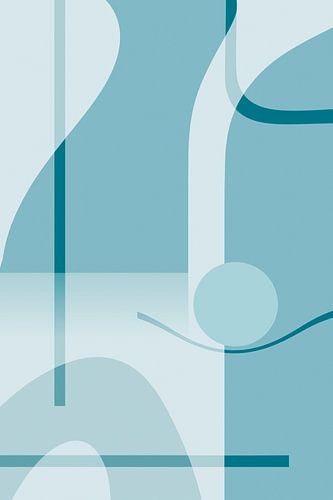 Mid-Century Modern - Lichtheid | turkoois