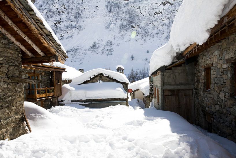 Bonneval-sur-Arc in de Franse Alpen van Rosanne Langenberg