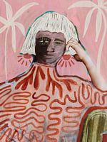 Portrait de Zazah en rose