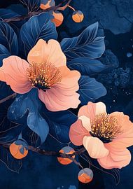 Japanese flowers by Dream Drip