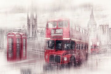 City-Art LONDON Westminster Collage van Melanie Viola