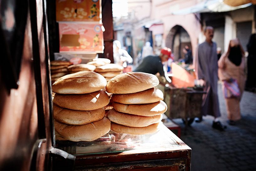 Markt marrakesh van Karel Ham